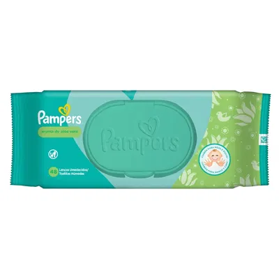 Toallas Pampers Wipes Aroma Aloe Vera x 48
