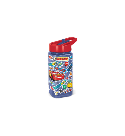 Botella Cuadrada 510ml Cars