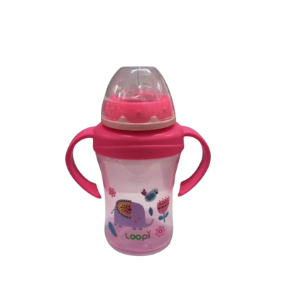 Vaso Plástico con pico blando 210 ml Loopi