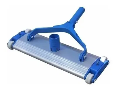 Limpiafondo Aluminio 35cm 4 ruedas 