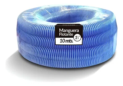 Manguera Flotante Cristal Bicolor 38mm x Metro 