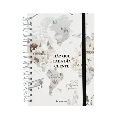 Bitácora de viaje Mapa mundi 