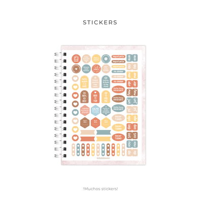 Planner Semanal Moñitos rosa