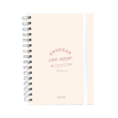 Agenda Docente Nivel Primario o Secundario 5 a 10 Cursos - Natural