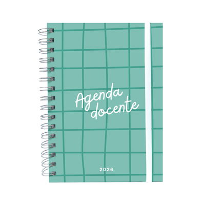 Agenda Docente Nivel Inicial 1 Salita - Cuadros Verde