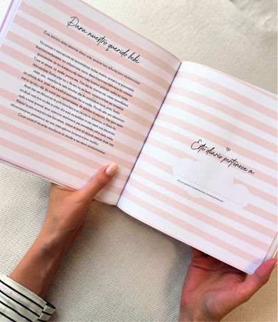 Diario del bebé Rosa Inicial