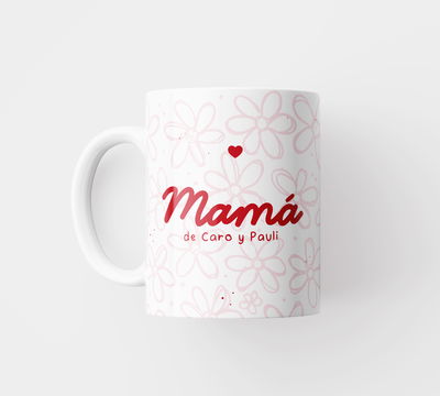 Taza Flores Mamá