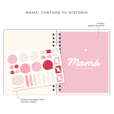 Diario Mamá contame tu historia "Rosa"