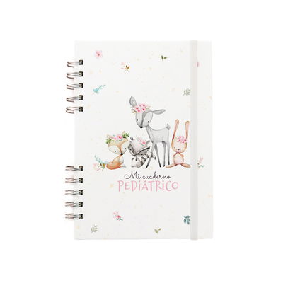 Cuaderno Pediátrico Nena Animalito Boho