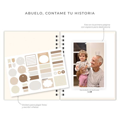 Diario Abuelo contame tu historia "Foto"