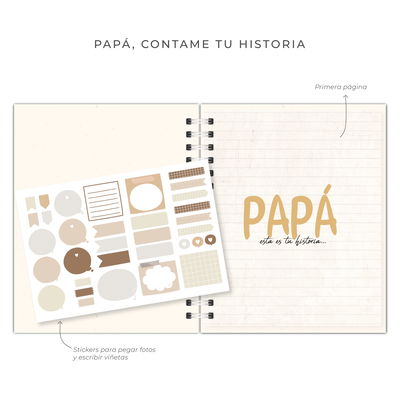 Diario Papá contame tu historia "Significado"
