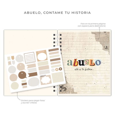 Diario Abuelo contame tu historia "Collage"