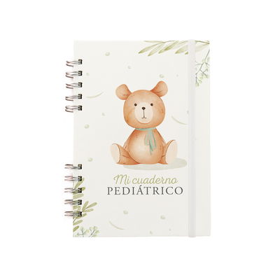 Cuaderno pediátrico Osito Acuarela 