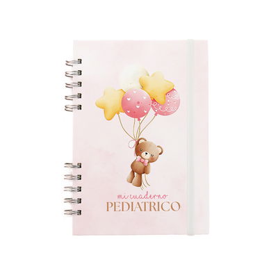 Cuaderno pediátrico Globo Rosa