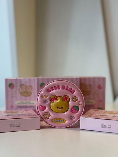 Gege polvo compacto oso rosa 