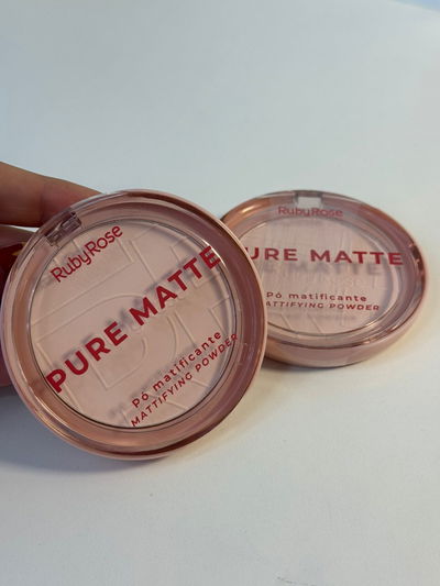 Polvo matificante pure matte ruby rose