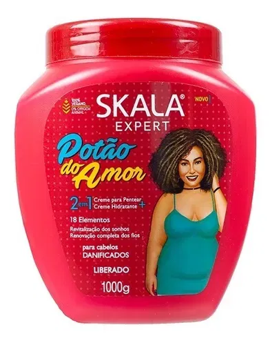 SKALAS MASCARA VEGANA 1 KG(POTAO DE AMOR)