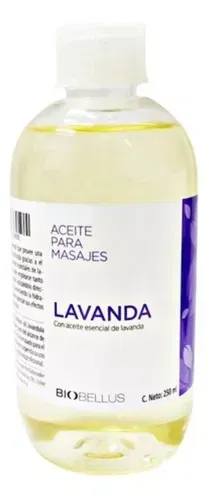 BIOBELLUS ACEITE PARA MASAJES LAVANDA ESENCIAL 250 CC
