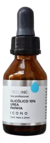 Peeling Glicolico 10% Urea 5% Papaya 5% 20ml Icono