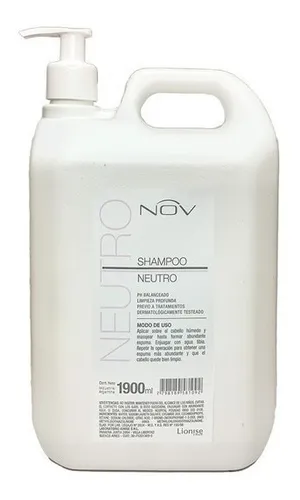 NOV SHAMPOO NEUTRO(SHAMPOO NEUTRO X 1900 ML (CON BOMBA))