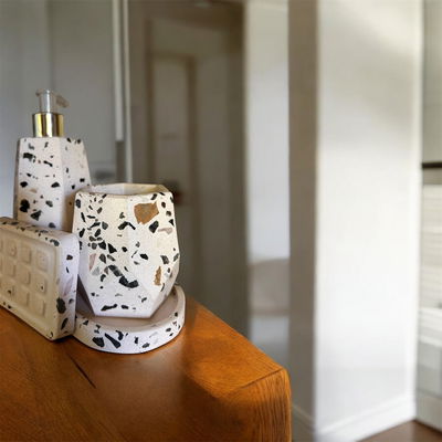 ✨Set de baño 4 piezas facetado ✨