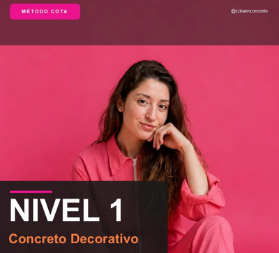Taller virtual - Nivel 1: Concreto Decorativo