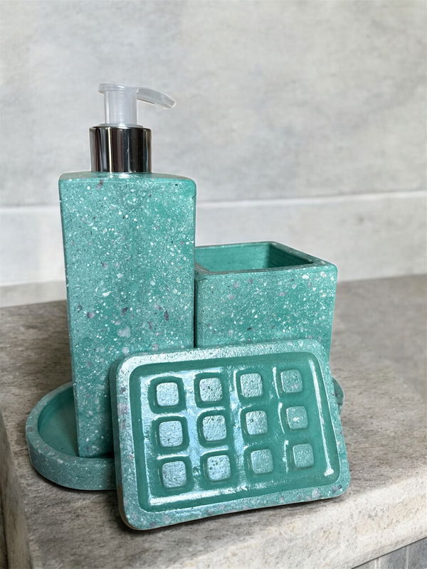 ✨ Set de Baño 4 Piezas en terrazzo ✨