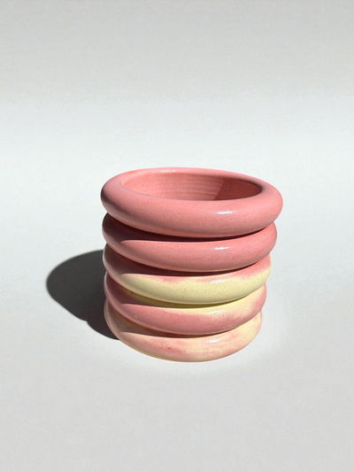 Maceta aros marmolada (2 colores) - Número 10