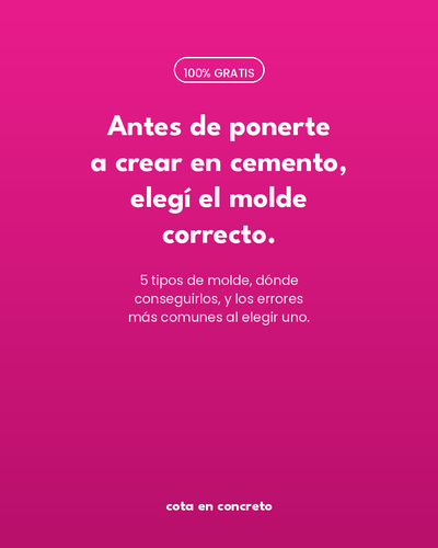 Guía Gratuita: Tipos de moldes para concreto