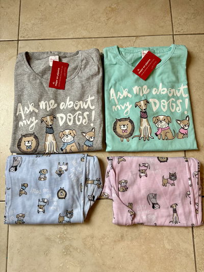 Pijama de algodón estampa perritos