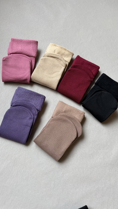 Medias de morley con peluche