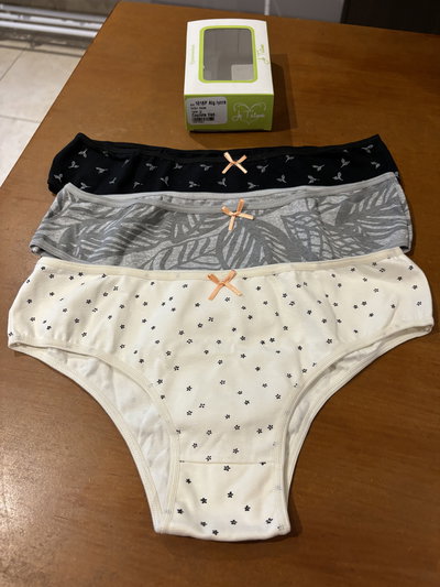 CULOTTE VEDETINA DE ALGODÓN (pack x3)