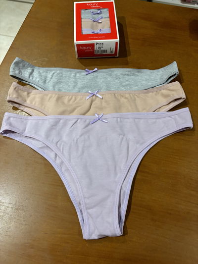 Vedetina de algodón pack x3 "Kaury" Art.111