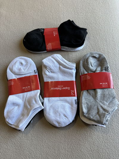Soquetes económicos pack x3 pares "KP"