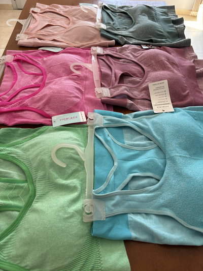 Conjunto calza corta y top deportivo "D´Lirio"