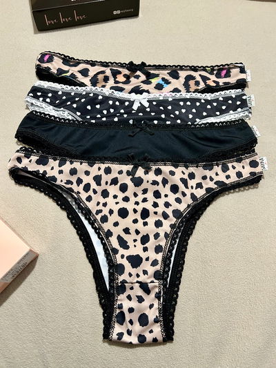 Vedetina de microfibra animal print pack x3 "Sayka" Art.662