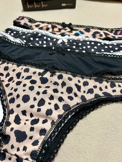 Vedetina de microfibra animal print pack x3 "Sayka" Art.662