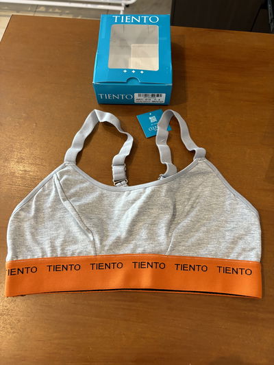 Top deportivo de algodón con espalda cruzada "Tiento" Art.414