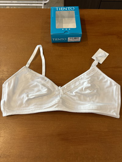 Corpiño doble tela de algodón "Tiento" Art.1001