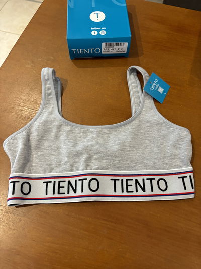Top deportivo con doble tela de algodón y elástico "Tiento" Art.412