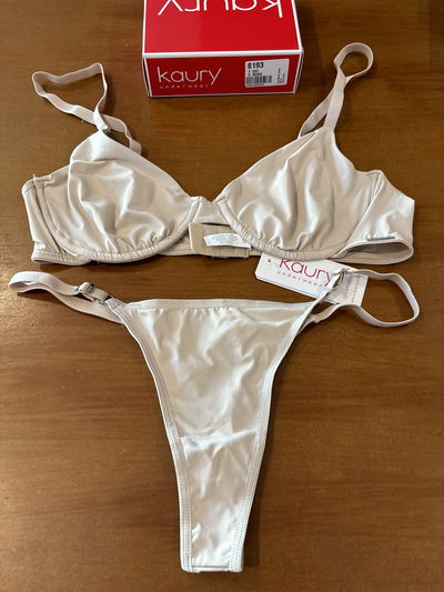 Conjunto de microfibra con aro y less "Kaury" Art.8193