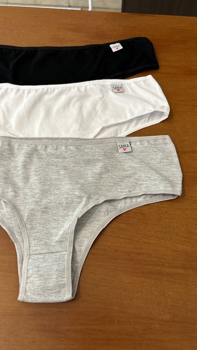 Culotte de algodón pack x3 "Sayka" Art.152