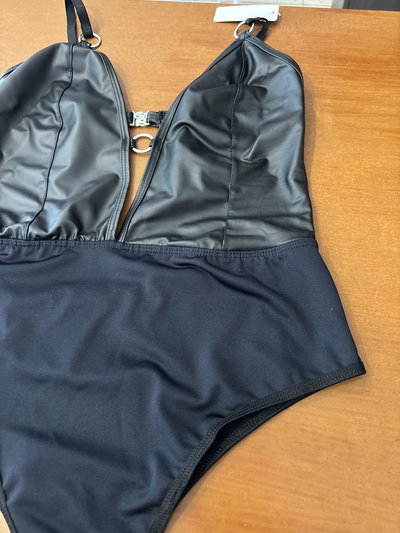 Body engomado con microfibra con espalda descubierta "Melifera" Art.B203