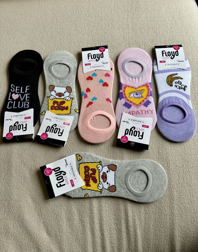 Medias invisibles estampadas "Floyd" Art.MJ16