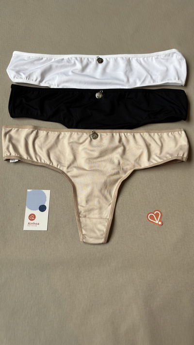 Culoteless de microfibra pack x3 Sayka Art.503