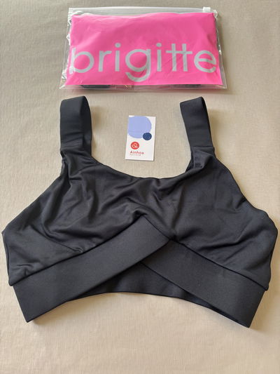 Top deportivo de microfibra con algodón Brigitte