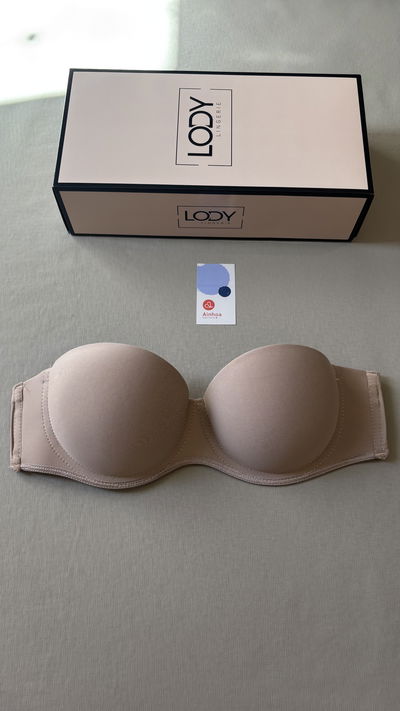 Corpiño strapples de microfibra Lody