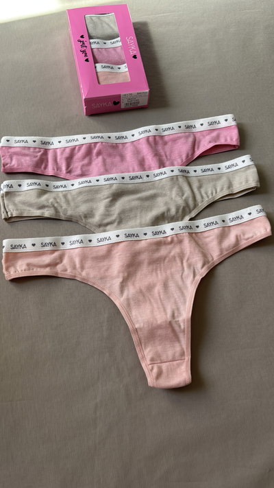 COLALESS DE ALGODÓN COLORES PASTELES (pack x3)