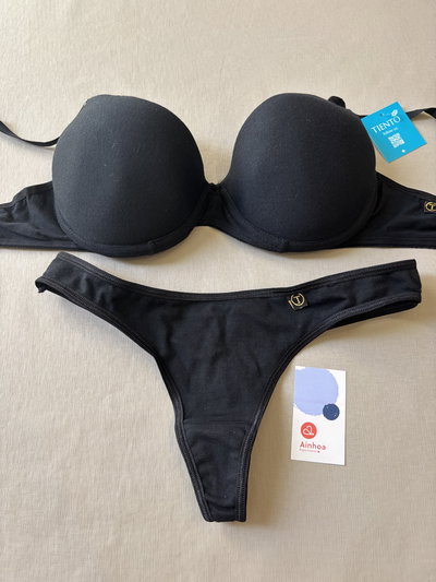 Conjunto taza soft con push up de algodón Tiento Art.639