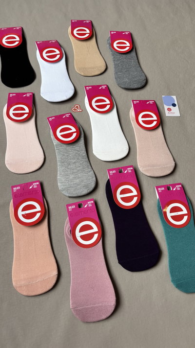 Medias invisibles lisas de dama "Elemento"